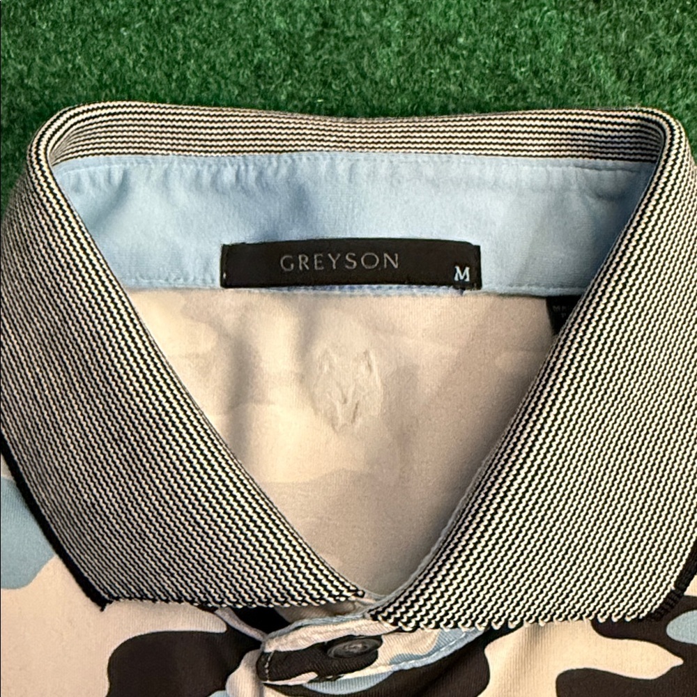 *RARE* Greyson Polo from Michael Jordan's The Grove XXIII (Camo mix/ Size M) - Picture 2 of 8
